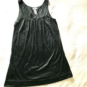Vintage black Vanity Fair nightie, M